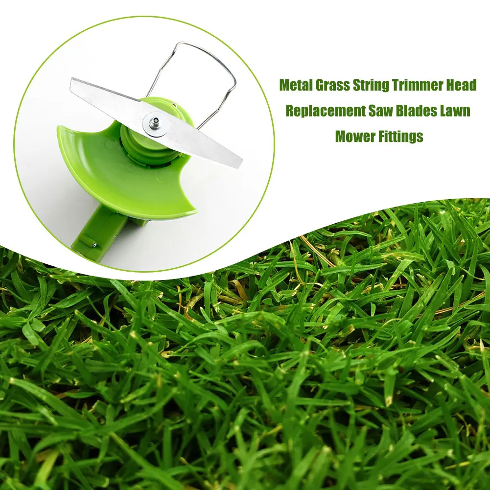 1-10PCS Metal Grass Trimmer Blade 20cm Lawn Mower Saw Blade Grass Brush Cutter Replacement Blade Garden Power Tool Accessories