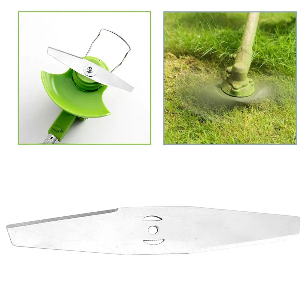 1-10PCS Metal Grass Trimmer Blade 20cm Lawn Mower Saw Blade Grass Brush Cutter Replacement Blade Garden Power Tool Accessories