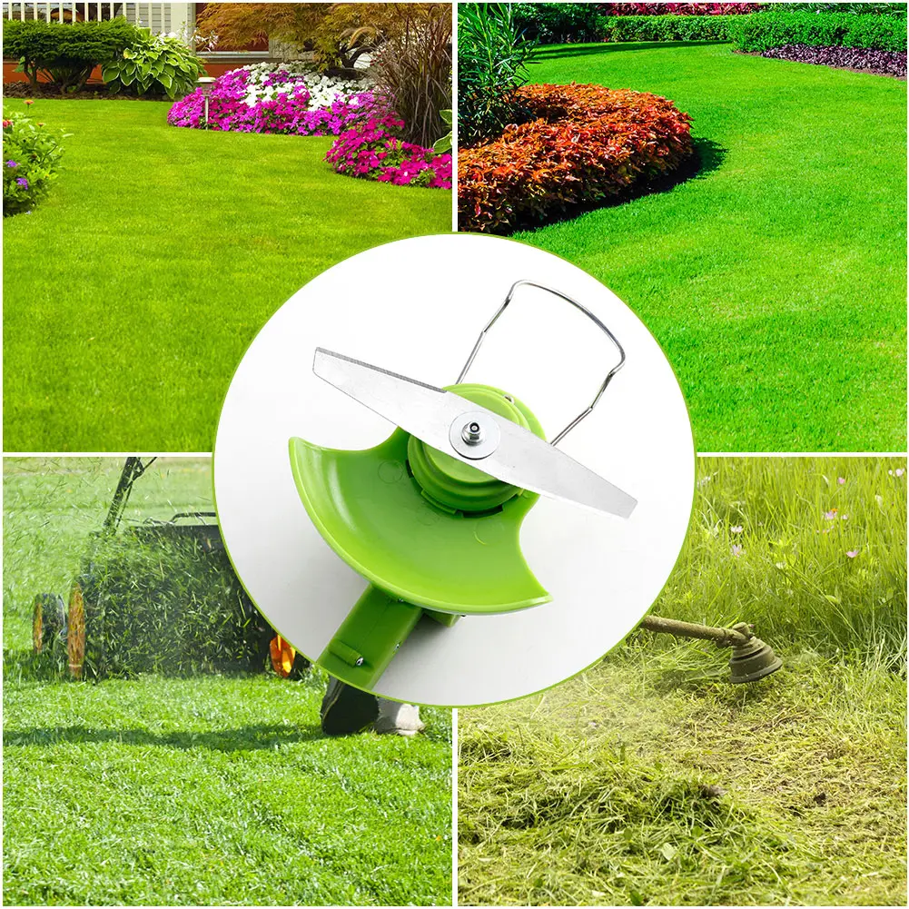 1-10PCS Metal Grass Trimmer Blade 20cm Lawn Mower Saw Blade Grass Brush Cutter Replacement Blade Garden Power Tool Accessories