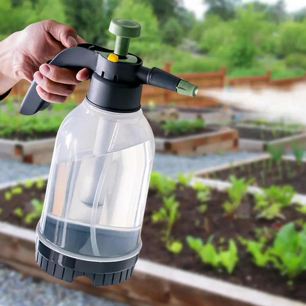 2/3L Hand Pressure Water Sprayer Car Wash Cleaning Disinfection Watering Can Manual Air Pump Garden Sprayer Plant Spray Bottle