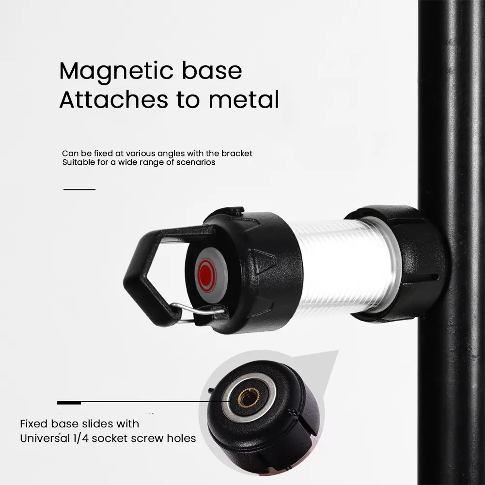 5-1PC Camping Light Magnetic Base Portable Camping Lantern Base Lightweight Outdoor Light Magnet Base for ML4 Lamp Accessories