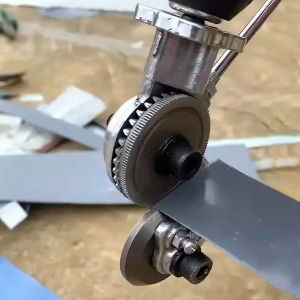 Electric Drill Plate Cutter Attachment Metal Sheet Cutter Nibbler Saw Cutter Free Cutting Tool Plate Punch Scissors Power Tools