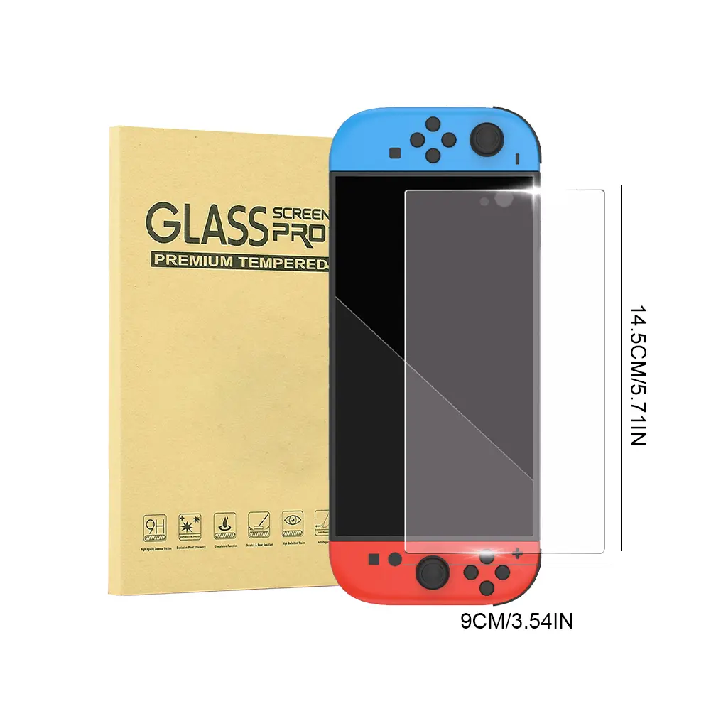 For Nintendo for Switch 2 Game Console Screen Protector Film Ultra-Clear Tempered Glass Protective Film Game Console Accessories