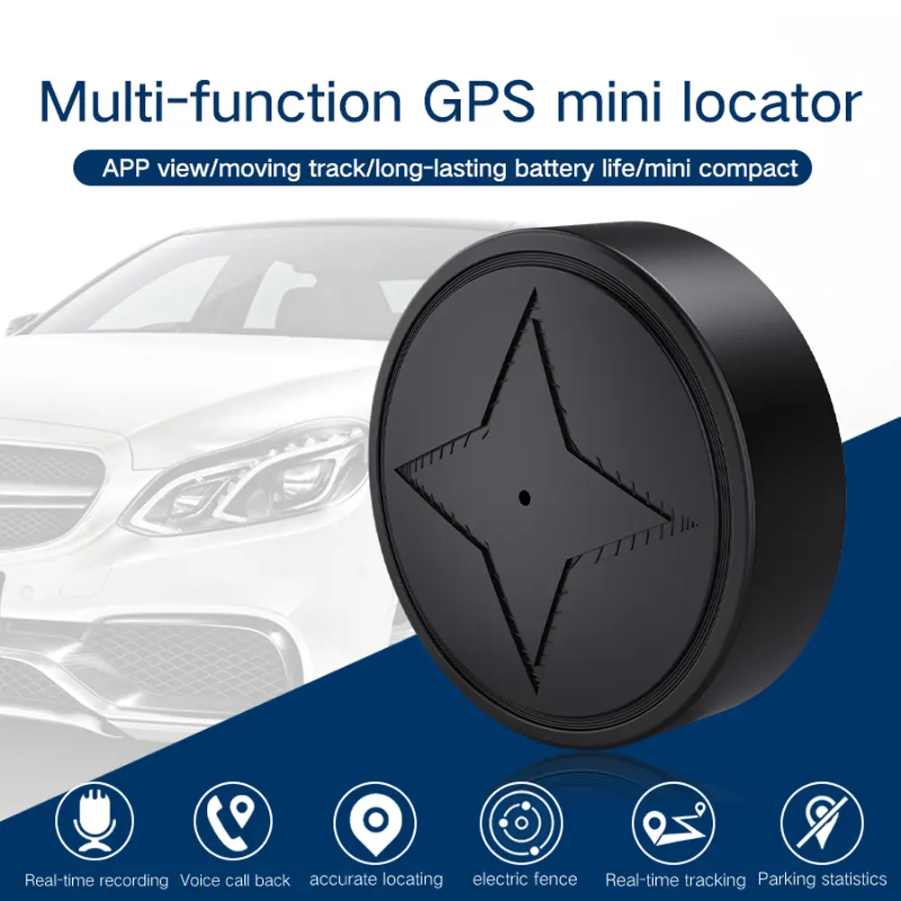 GPS Locator Mini GPS Tracker For Motorcycle Bicycle Pets Children Anti-lost Locator Positioner Alarm Wireless Magnetic Tracker
