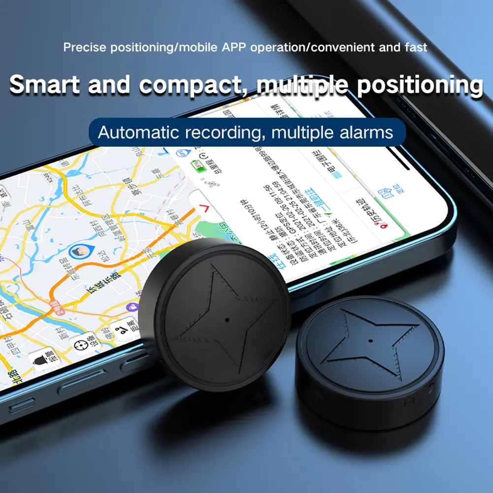 GPS Locator Mini GPS Tracker For Motorcycle Bicycle Pets Children Anti-lost Locator Positioner Alarm Wireless Magnetic Tracker