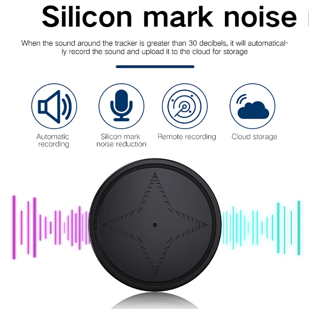 GPS Locator Mini GPS Tracker For Motorcycle Bicycle Pets Children Anti-lost Locator Positioner Alarm Wireless Magnetic Tracker