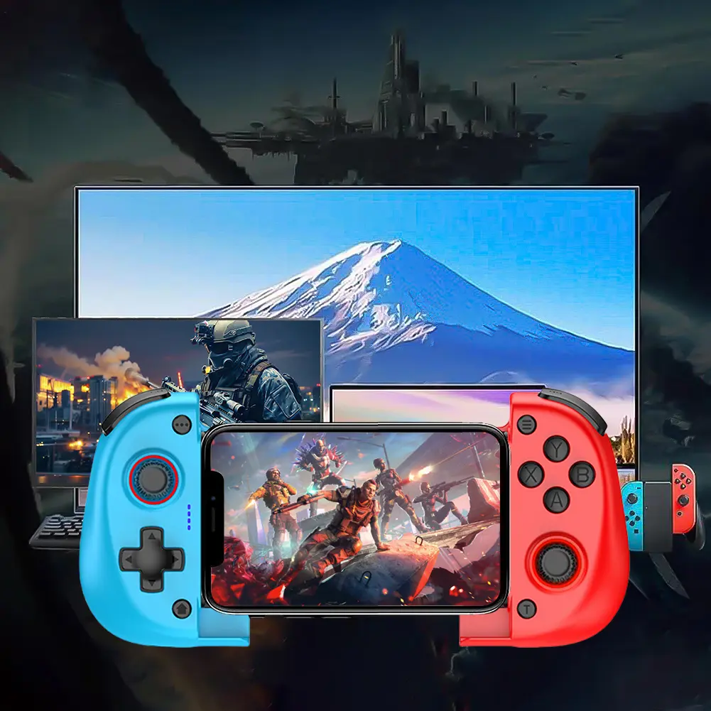 X3 Wireless Phone Controller with Cooling Fan Bluetooth-Compatible Mobile Game Controller for Android Phone iOS iPhone PC Switch