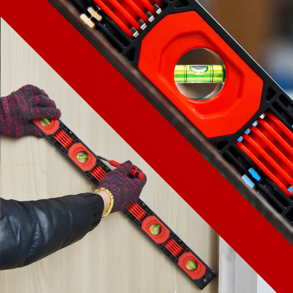 Foldable Level Meter High Precision Magnetic Level Angle Finder Gauge Carpenter Woodworking Corner Ruler Hardware Measuring Tool