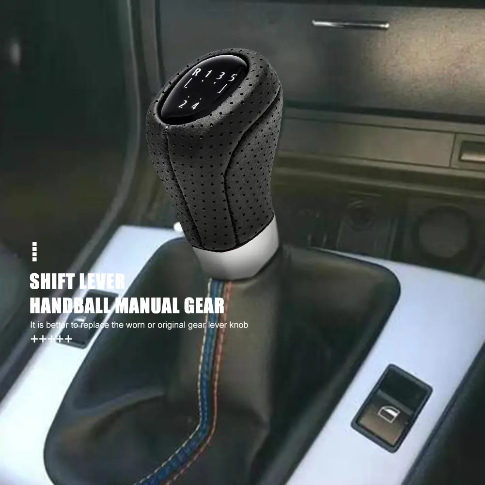 1/2pcs Car Gear Shift Knob Head For BMW E81 E82 E87 E88 5/6 Speed Car Gear Shift Knob Handball Shifter Knobs M Label/No Label