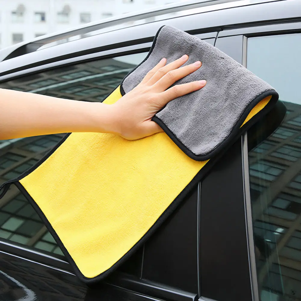 5/10PCS Microfiber Cloth Car Wash Microfiber Towel Thick Car Cleaning Cloths 30/60CM Automotive Drying Towel Auto Detailing Tool