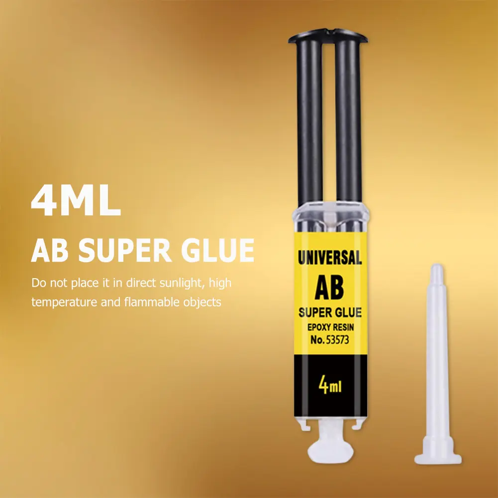 Epoxy Resin Liquid AB Glue Strong AB Adhesive Waterproof Heat Resistant Metal Repair Glue Sealant Casting Glue Extra Strong Glue