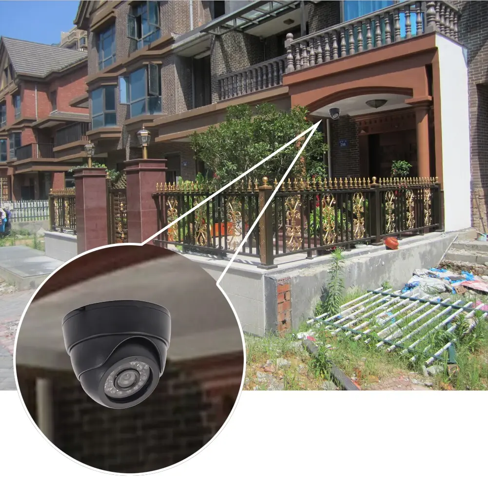 1200TVL Image Sensor Cameras CMOS Night Vision Day Night 24IR LED Indoor CCTV Camera NTSC TV System by security camera