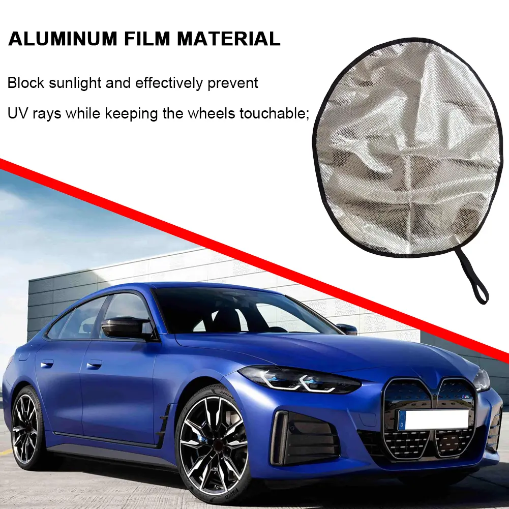 Steering Wheel Cover Sun Shade Anti-uv Sun Protection Sunscreen Block UV Rays Cool in Summer Universal for Cars Truck SUV