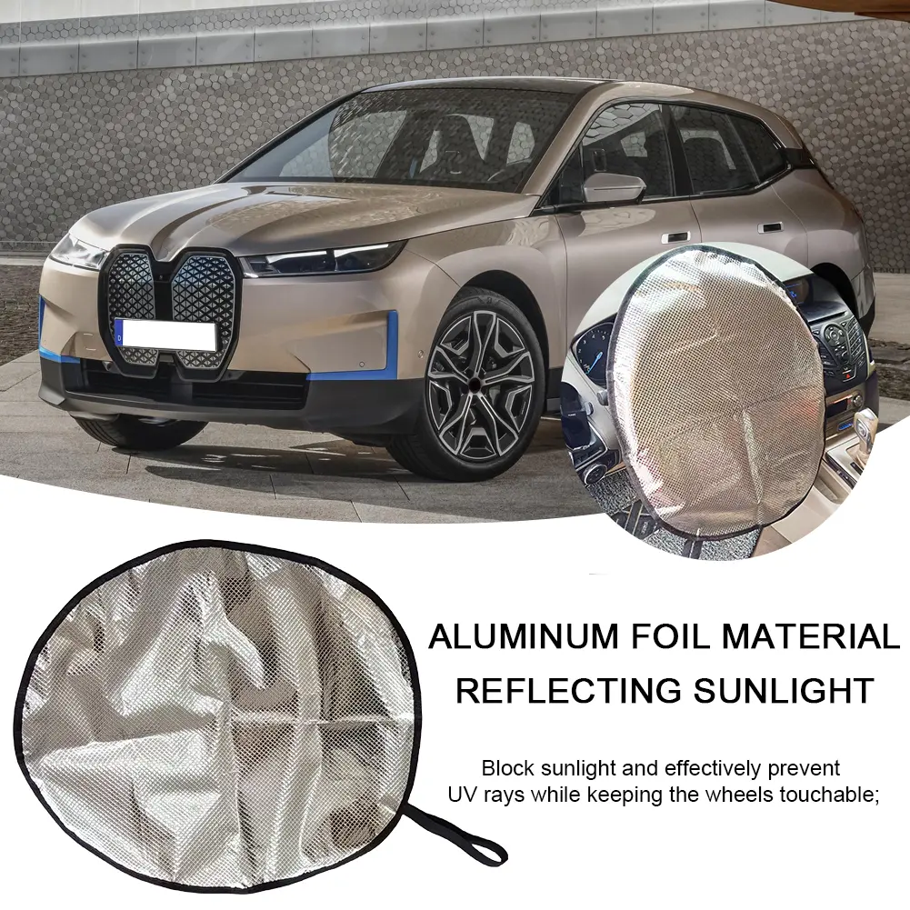 Steering Wheel Cover Sun Shade Anti-uv Sun Protection Sunscreen Block UV Rays Cool in Summer Universal for Cars Truck SUV