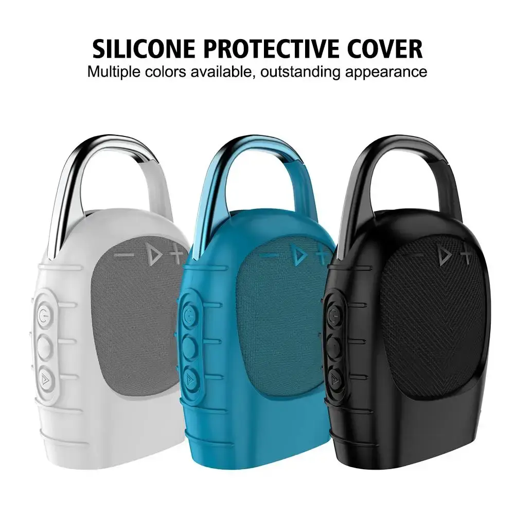 Soft Silicone Cover for JBL Clip 5 Speaker Case Cover Dustproof Portable Bluetooth Speaker Protective Carrying Case Accessories