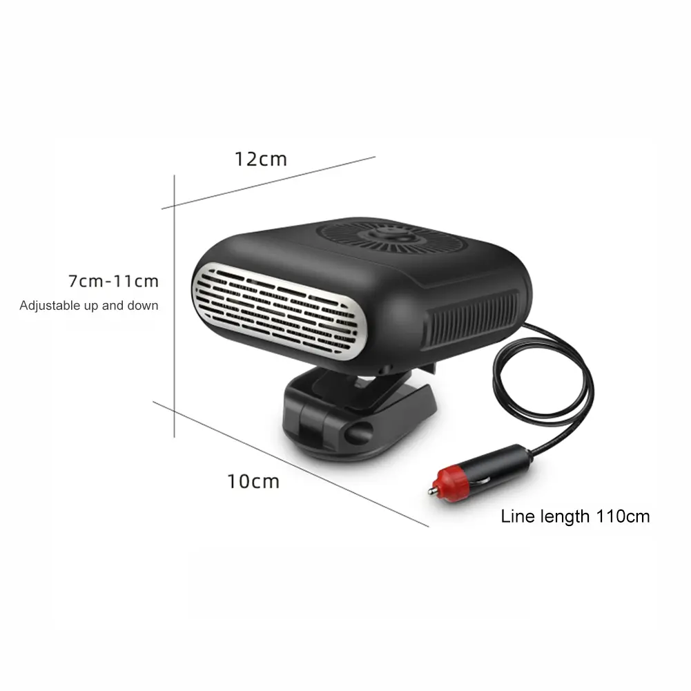 12V/24V Car Heater Windscreen Demister Defroster Universal Windshield Defogging Demister Angle Adjustment Auto Accessories