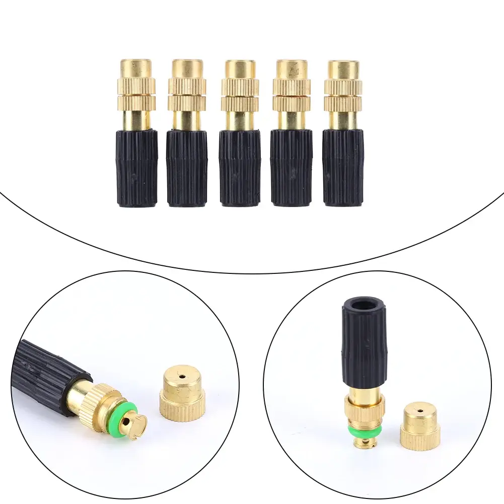 Agricultural Copper Atomizing Sprayer Nozzle Atomizer Fogging Cooling Watering Automatic Spraying Sprinkler Garden Accessories