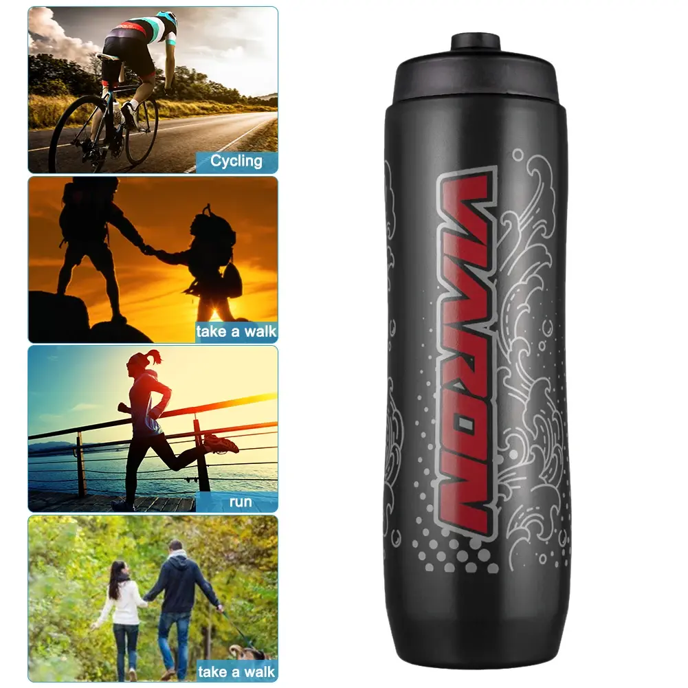 1000ml Cycling Squeeze Water Drinking Bottle Leak Proof Outdoor Sports Kettle