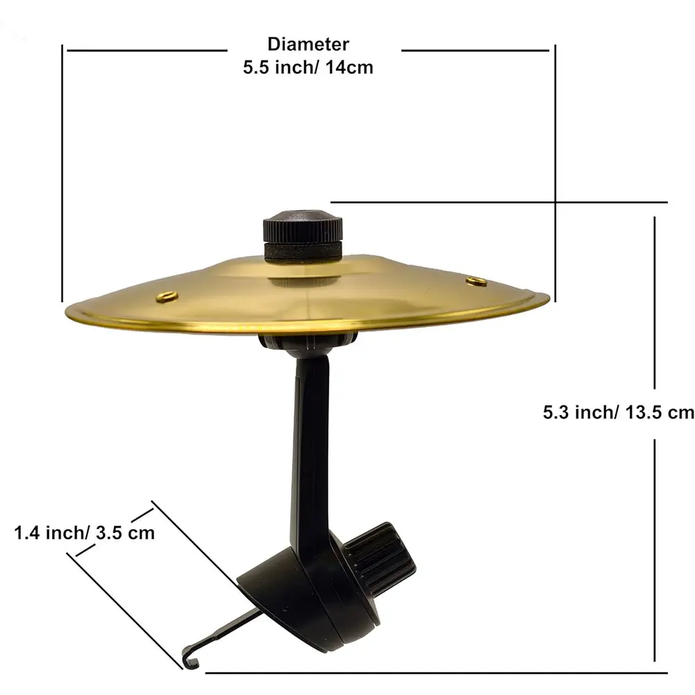 Car Crash Cymbal Hand-shooting Car Drum Cymbal Universal Auto Air Ventilation Port Clip-On Cymbals Car Interior Accessories
