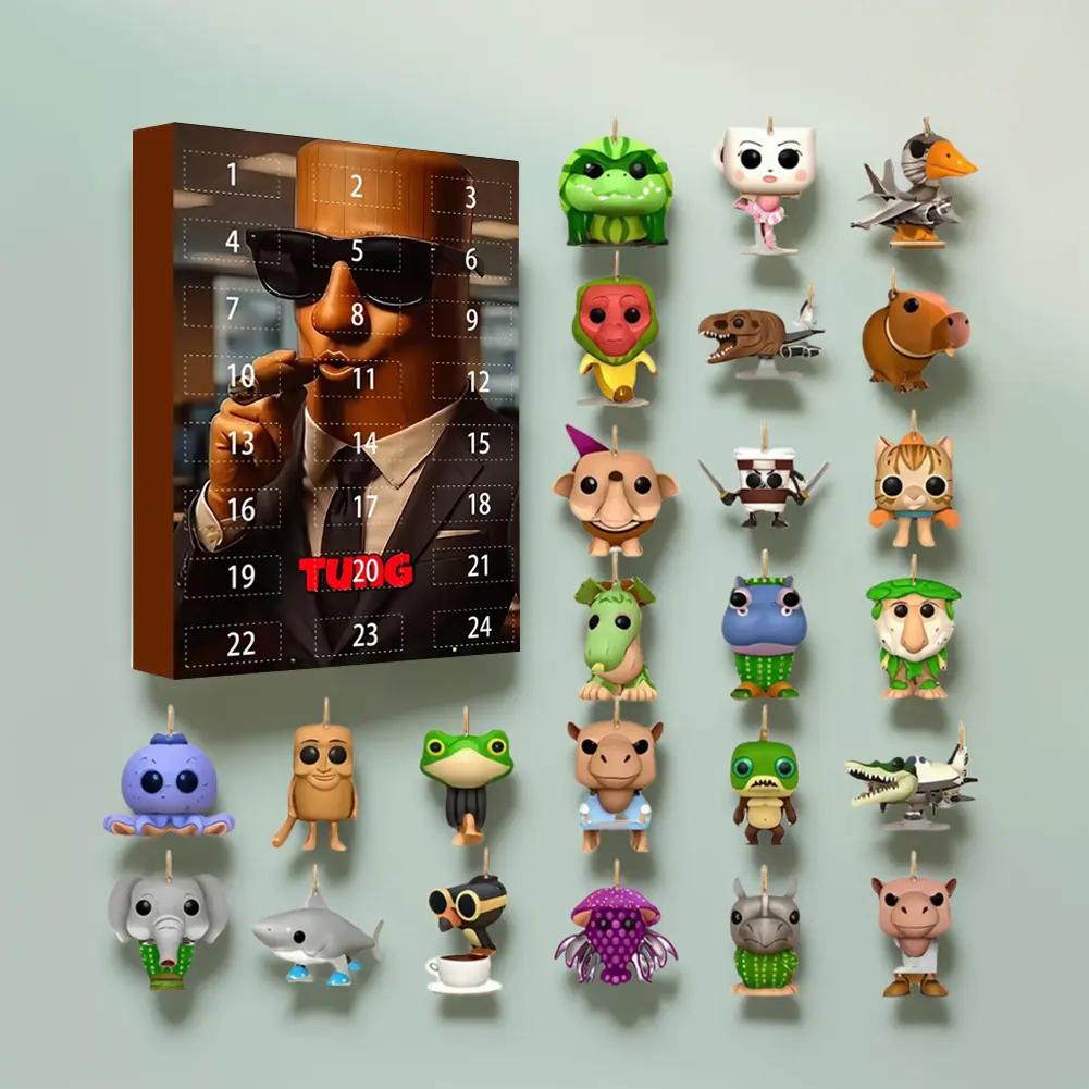 2D Acrylic Italian Brainrot Tung Tung Tung Sahur Wooden Stick Figure Hanging Pendants Tralalero Tralala Keychains Blind Boxes