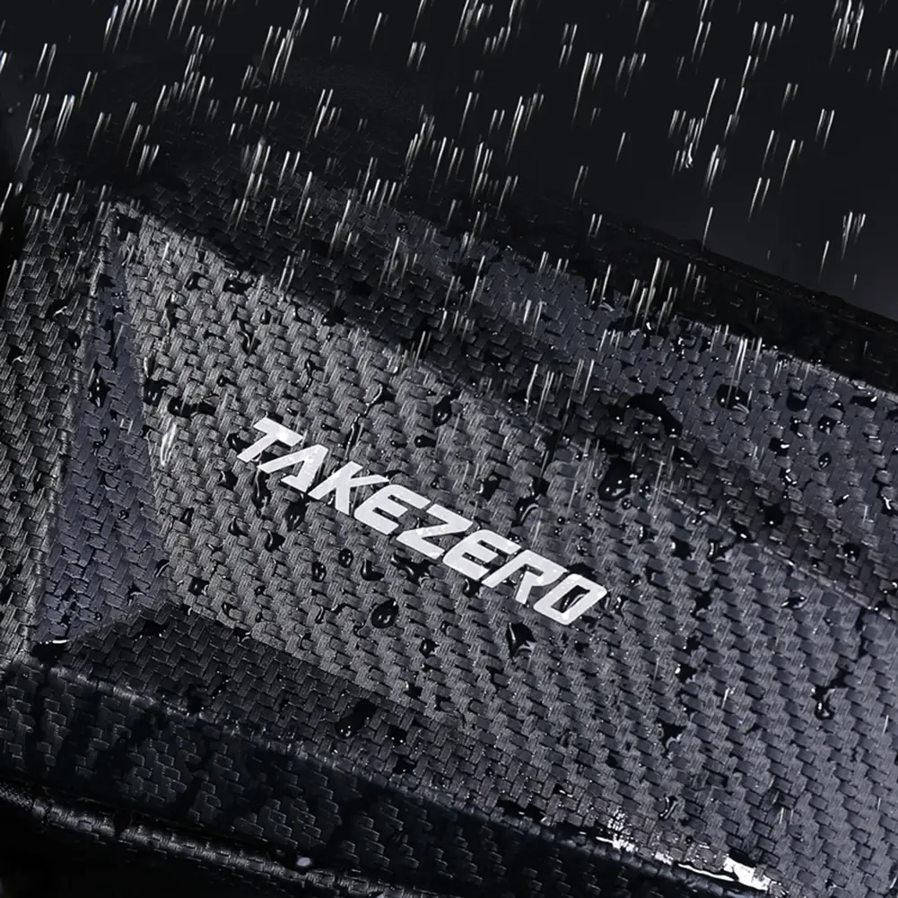 1.5L Motorcycle Frame Hard Shell Side Bags Universal Bike Frame Front Tube Bag Waterproof Large Capacity Cycling Accessories