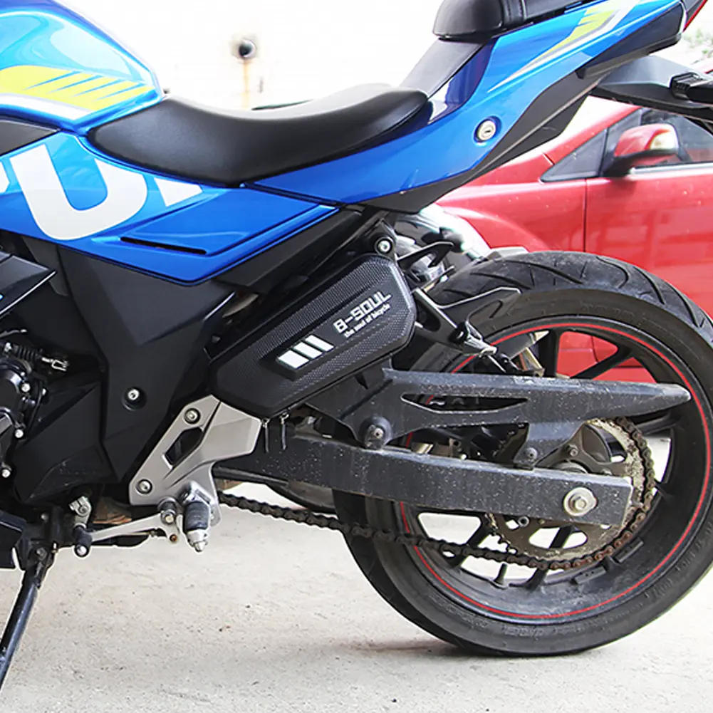 B-SOUL Motorcycle Side Bags Hard Shell Electric Scooter Hanging Bag Motorcycle Drop Leg Bag Bike Triangle Pouch Cycling Frames
