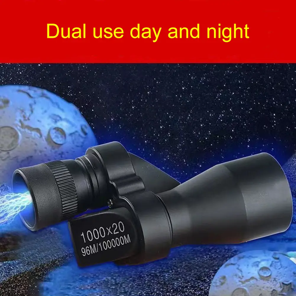 1000X20 HD Mini Pocket Monocular Telescope Outdoor Camping Telescope Eyepiece Easy to Use Telescope Magnifier for Hunting Travel