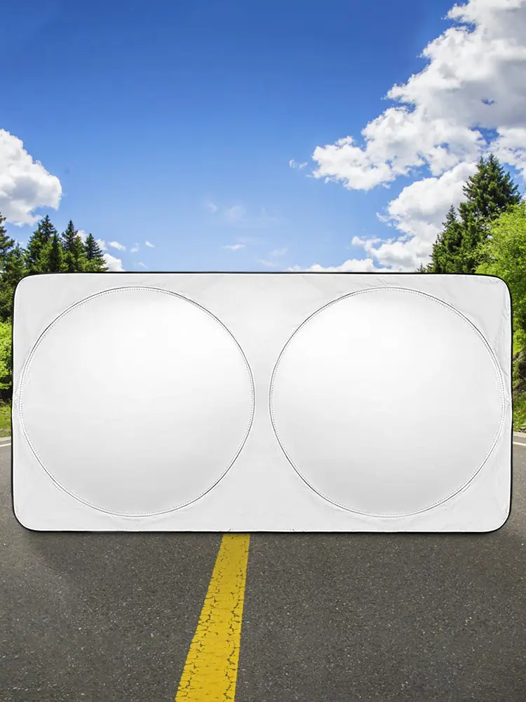 Front Window Sunscreen Protector Folding Car Sunshade Umbrella Auto Front Window Sunscreen Parasol for Vehicle Truck Auto