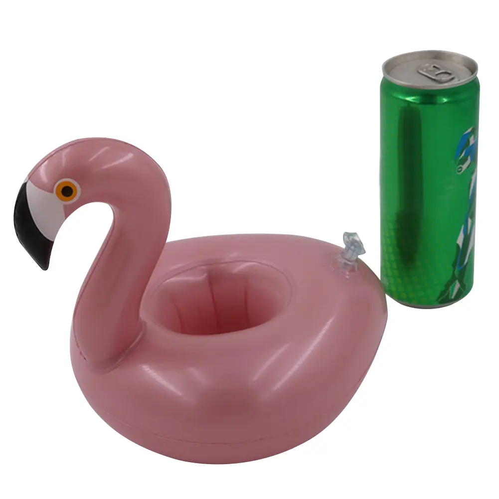 Swimming Pool Drink Cup Stand Inflatable Self-service Ice Tray PVC Cooler Table Party Supplies for Pool Beach Swimming