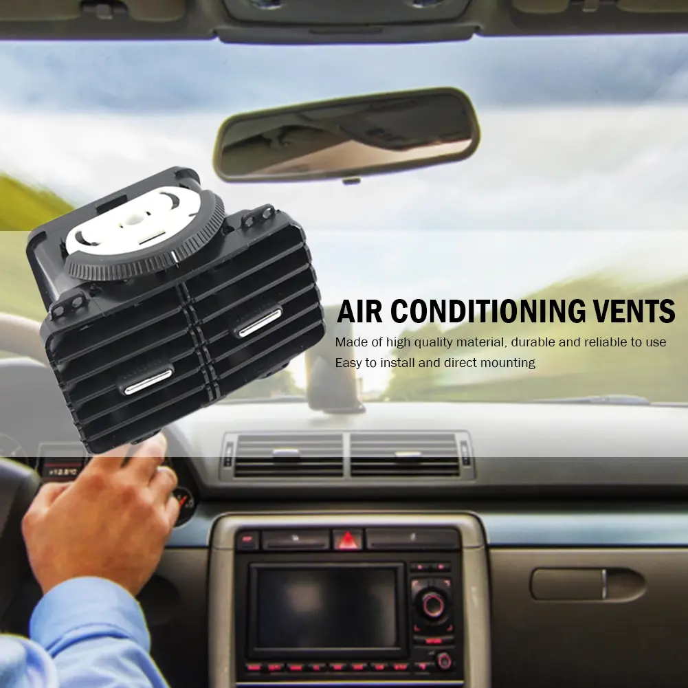 Rear Air Outlet Vent Assembly 1KD819203A A/C Outlet Vent Assembly Replacement Parts for VW JETTA MK5 GOLF MK5 MK6 RABBIT