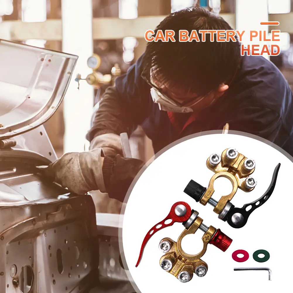 Car Battery Terminals Wire Cable Clamp Positive Negative Quick Release Automotive Battery Terminal Connectors Car Accessories