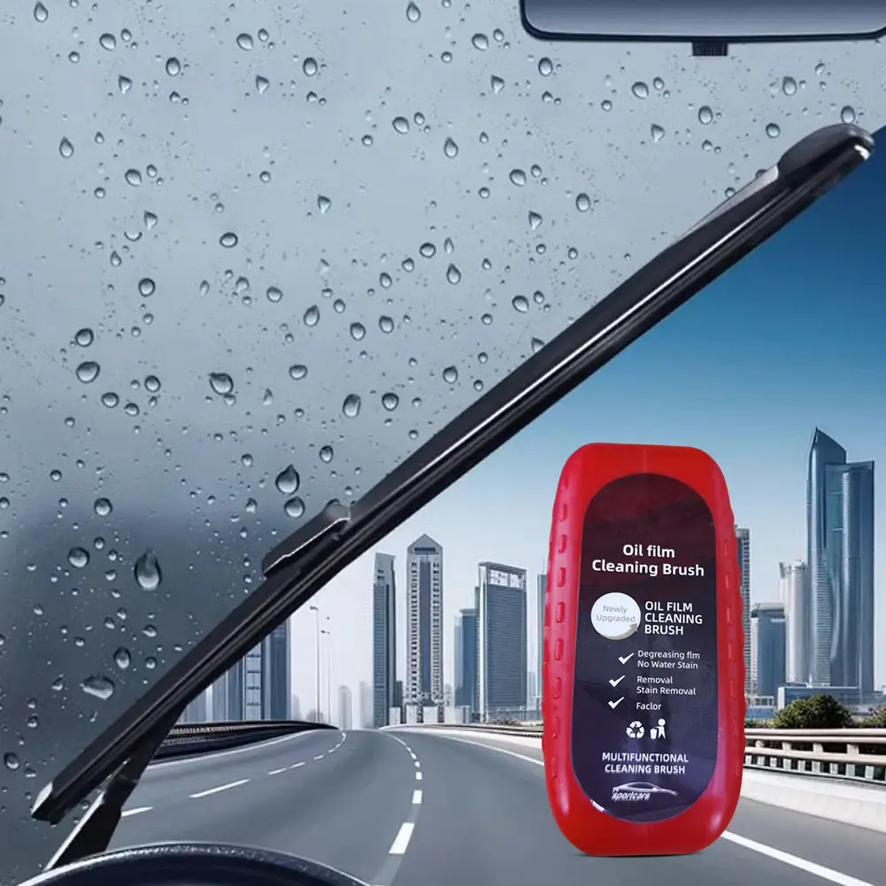 Car Window Glass Cleaner Removes Dirt Glass Polishing Agent Powerful Windshield Oil Film Stain Removal Car Glass Oil Film Wiping
