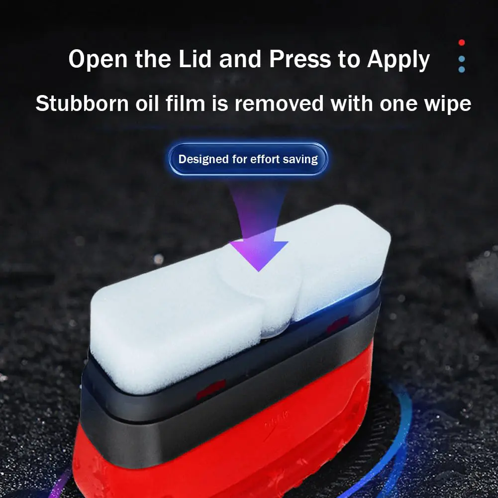 Car Window Glass Cleaner Removes Dirt Glass Polishing Agent Powerful Windshield Oil Film Stain Removal Car Glass Oil Film Wiping