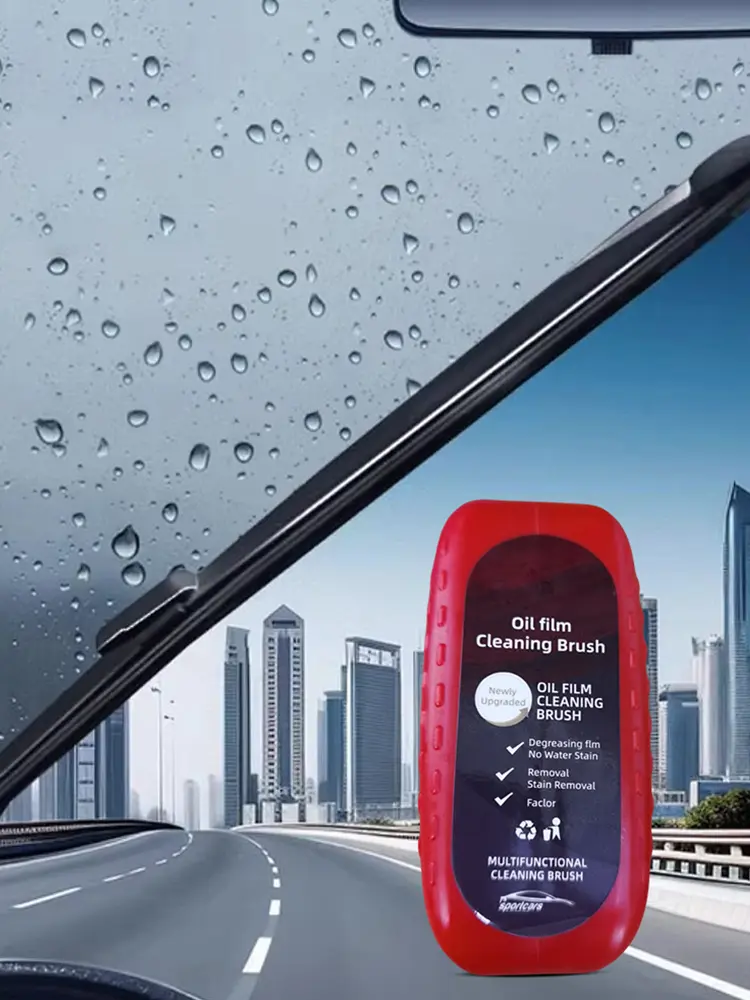 Car Window Glass Cleaner Removes Dirt Glass Polishing Agent Powerful Windshield Oil Film Stain Removal Car Glass Oil Film Wiping