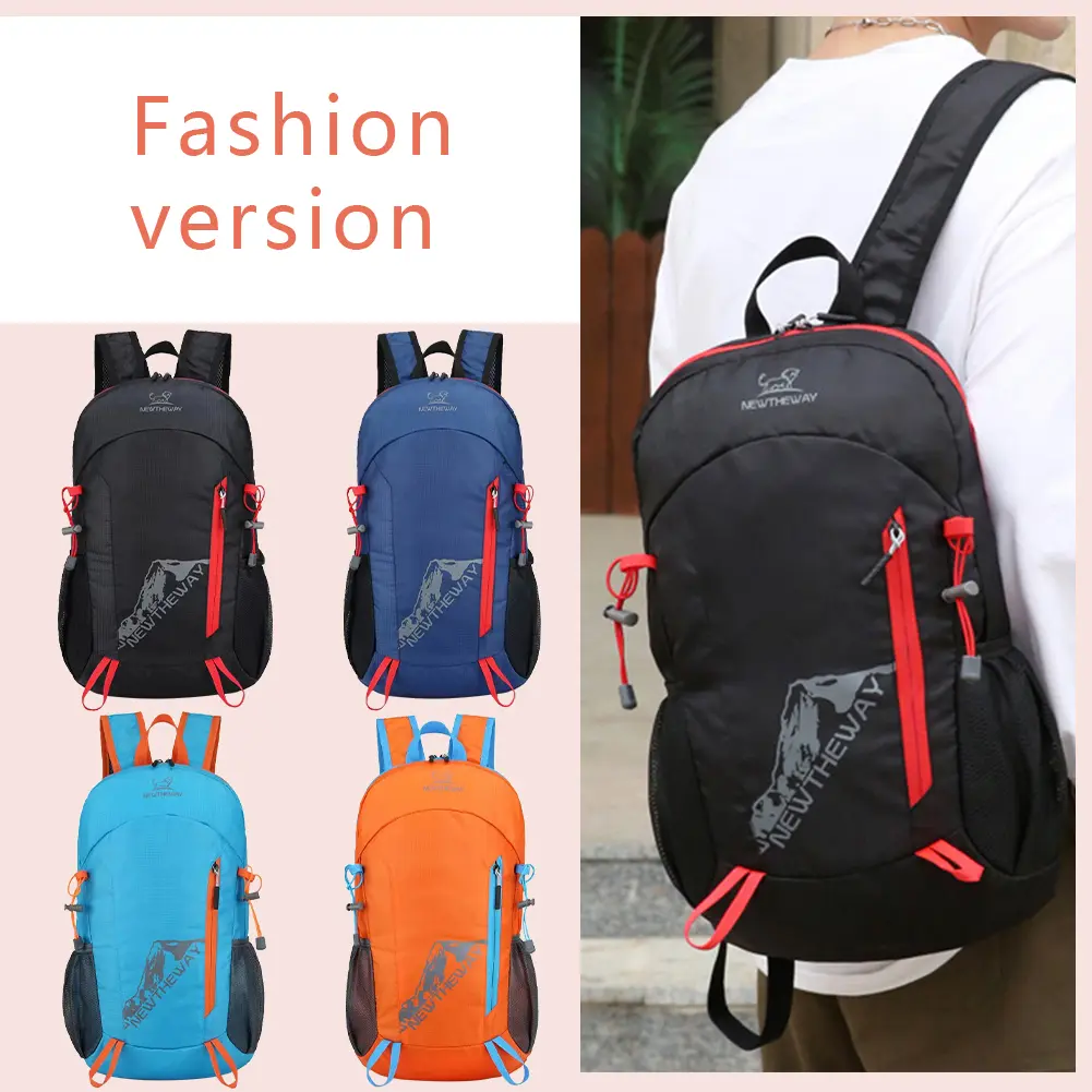 Foldable Backpack Folding Mountaineering Bag Ultralight Men's Climbing Bag Hiking Camping Backpack Outdoor Sport Travel Knapsack