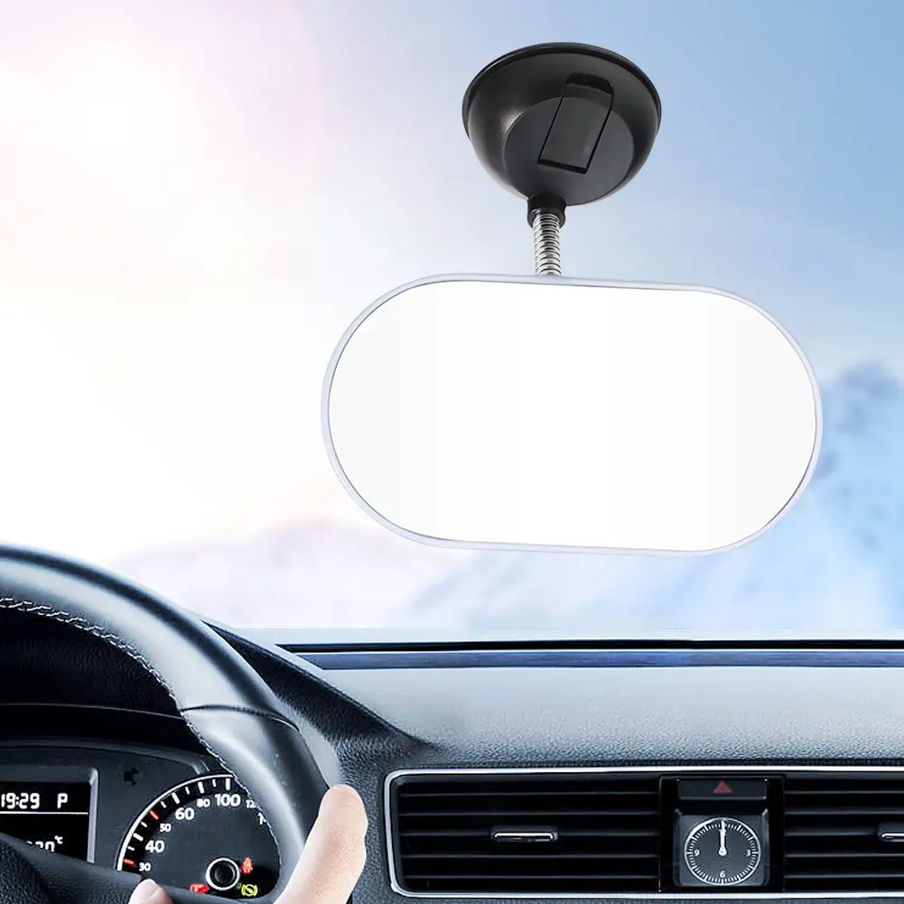 Car Interior Baby Mirror Suction Cup 360 Degrees Rotatable Baby Rear Convex Mirror Adjustable Car Baby Rear Seat Rearview Mirror