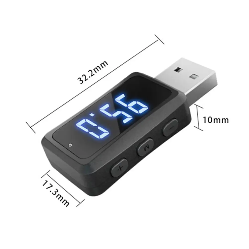 FM02 Car Bluetooth FM Transmitter Car USB Charger Car Bluetooth 5.3 Charger FM Transmitter Bluetooth Receiver Auto Accessories