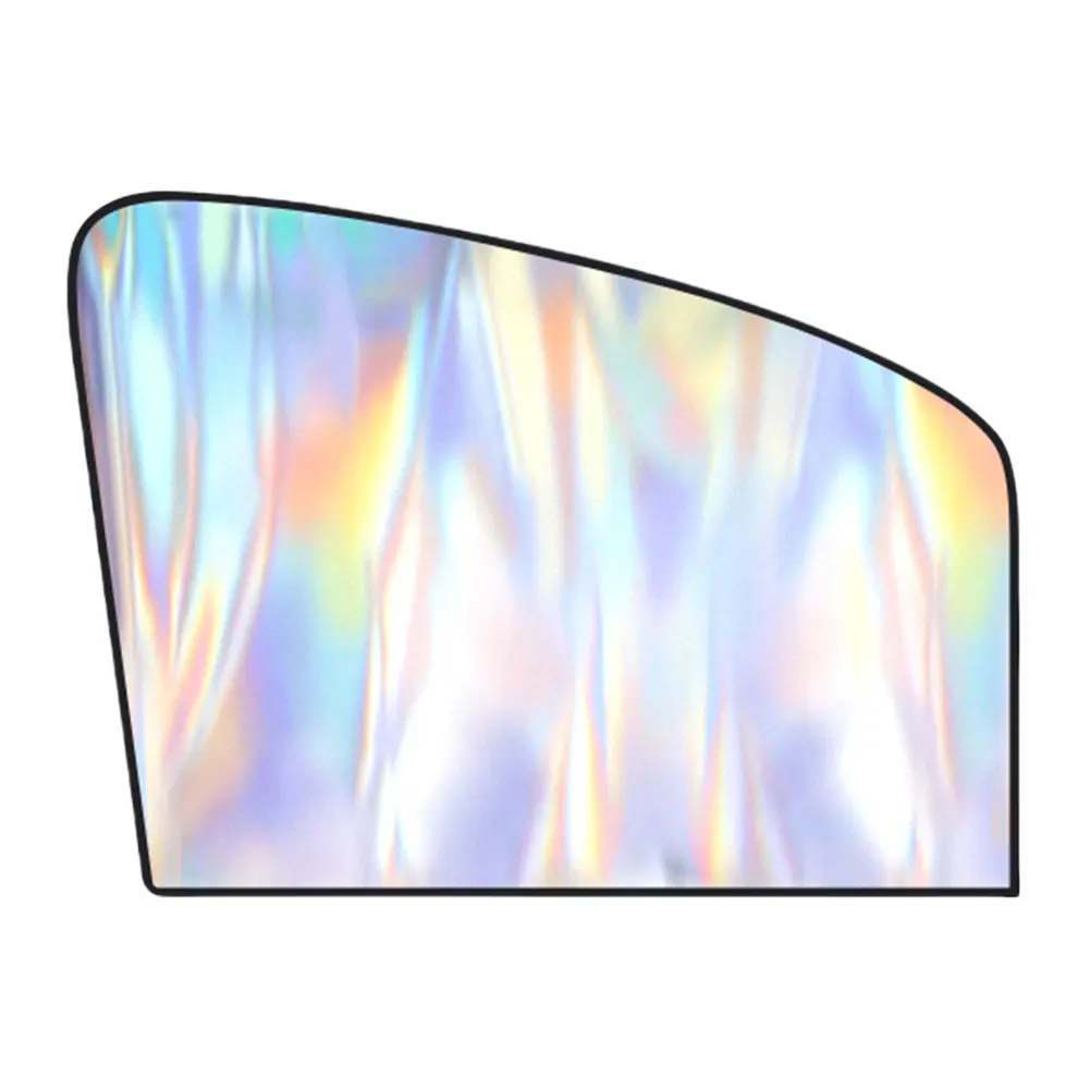 Magnetic Insulation Cloth Cover Laser UV Blocking Car Curtain Front/Rear Car Window Curtain UV Blocking Summer Sunshade Cover