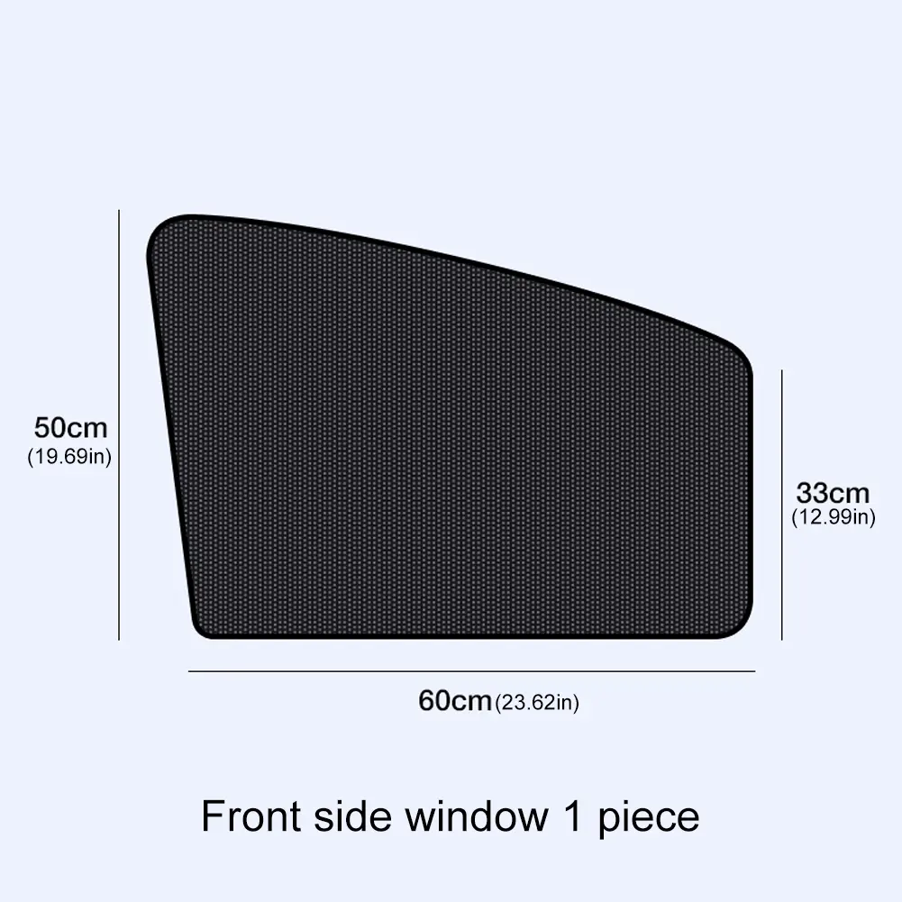 Magnetic Car Sun Shade UV Protection Car Curtain Sunshade Cover Side Front Rear Window Mesh Sun Visor Film Auto Accessories