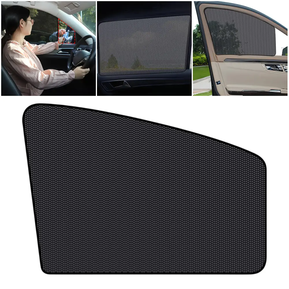 Magnetic Car Sun Shade UV Protection Car Curtain Sunshade Cover Side Front Rear Window Mesh Sun Visor Film Auto Accessories