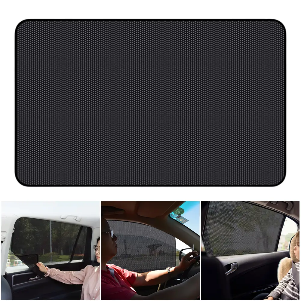 Magnetic Car Sun Shade UV Protection Car Curtain Sunshade Cover Side Front Rear Window Mesh Sun Visor Film Auto Accessories