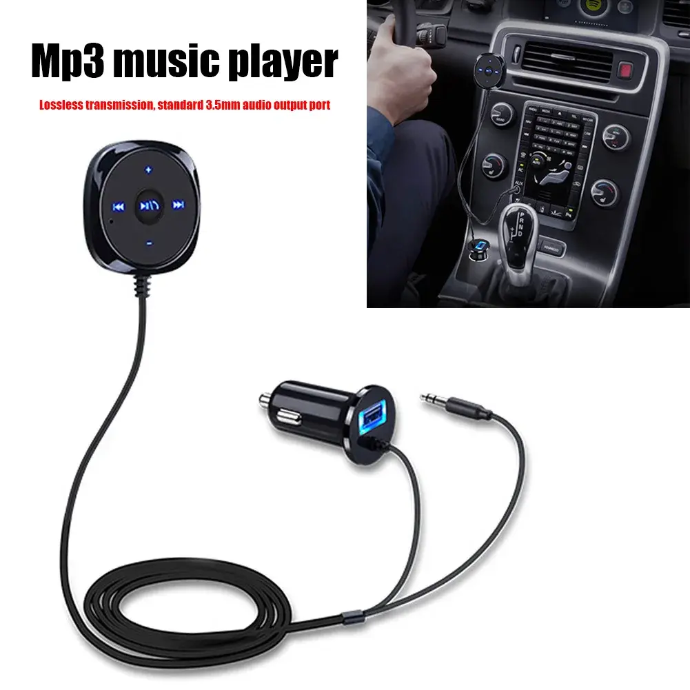 Bluetooth-compatible Adapter Audio Receiver 3.5mm AUX Audio Music Receiver Adapter for Car Stereo with AUX IN Auto Accessories