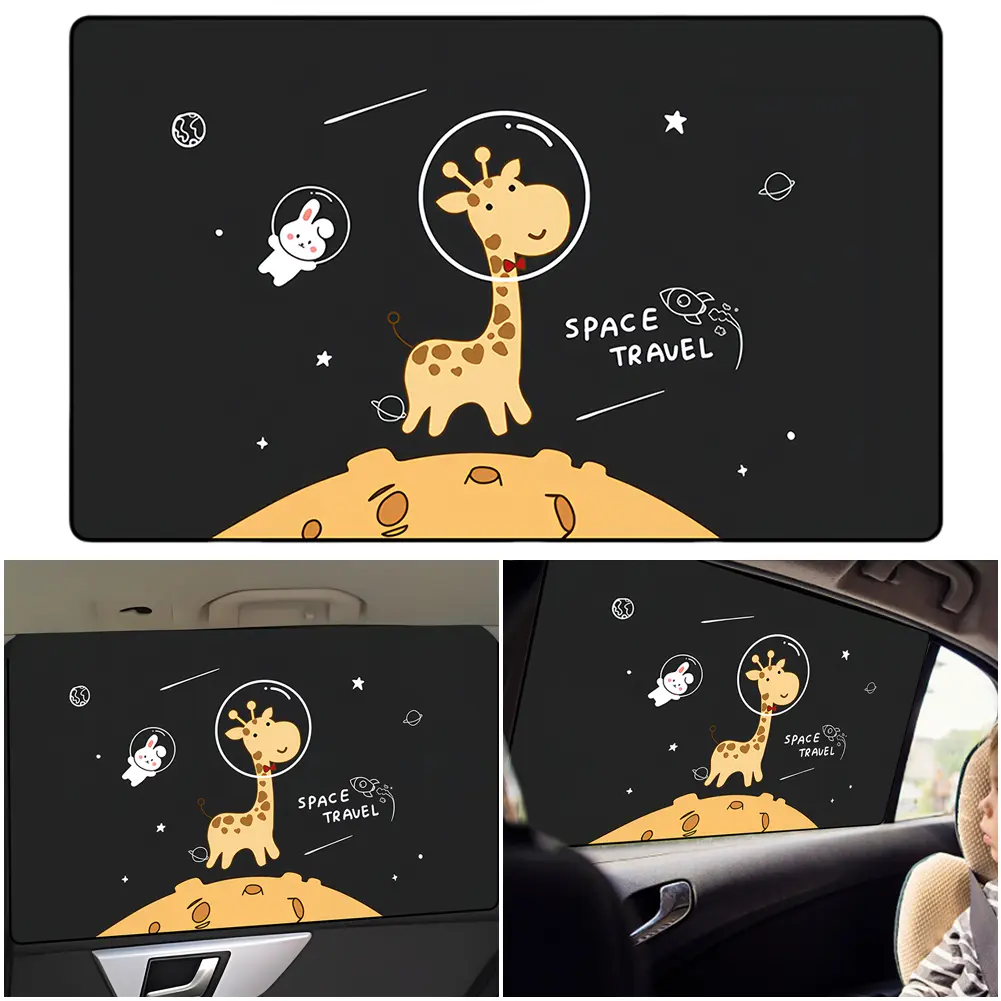 Magnetic Car Magnetic Curtain UV Protection Car Side Window Curtain Foldable Window Sun Visor Protector Car Accessories for Kids