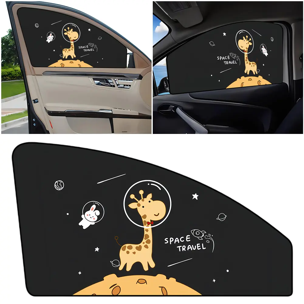 Magnetic Car Magnetic Curtain UV Protection Car Side Window Curtain Foldable Window Sun Visor Protector Car Accessories for Kids