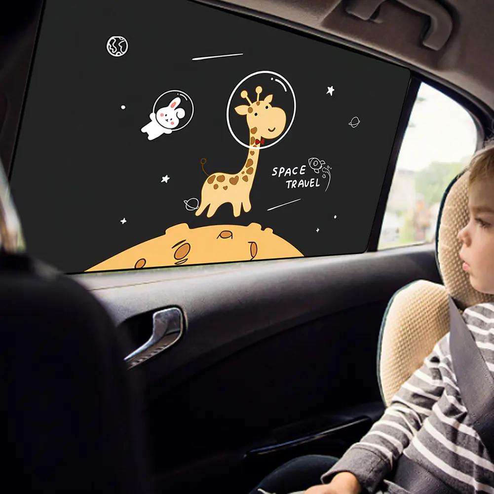 Magnetic Car Magnetic Curtain UV Protection Car Side Window Curtain Foldable Window Sun Visor Protector Car Accessories for Kids