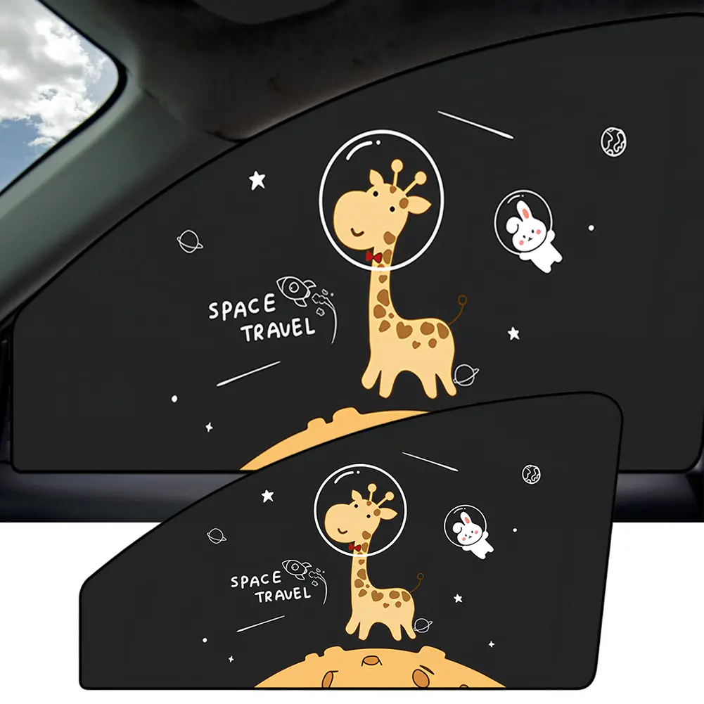 Magnetic Car Magnetic Curtain UV Protection Car Side Window Curtain Foldable Window Sun Visor Protector Car Accessories for Kids
