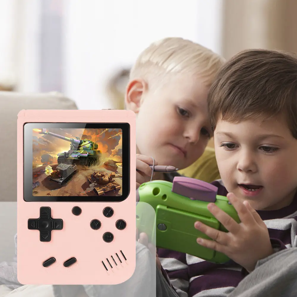 3.0 Inch Color LCD Retro Handheld Game Console Portable Mini Handheld Video Game Player Built-in 400/500/800 Games for Kids Gift