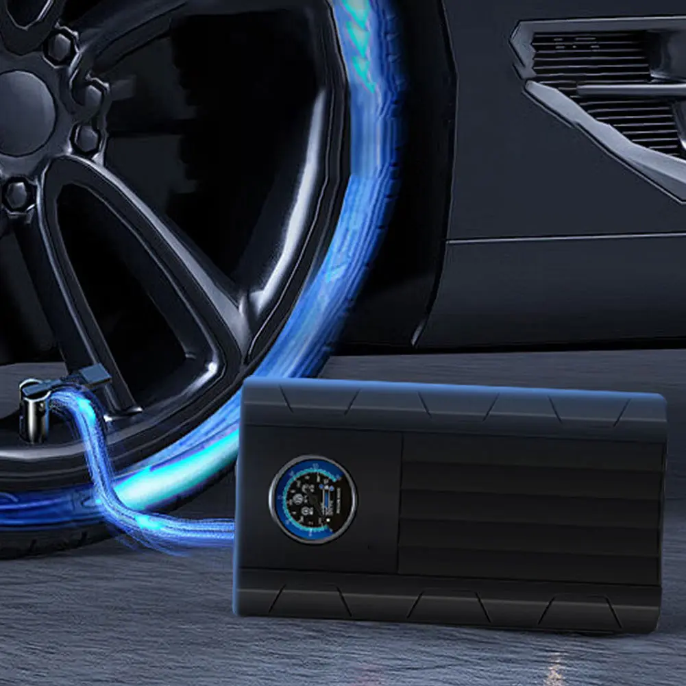 12V Smart Car Tire Air Pump High Precision Wireless Car Air Compressor Quickly Inflate Cordless Tire Pump for Vehicle Bike Tires