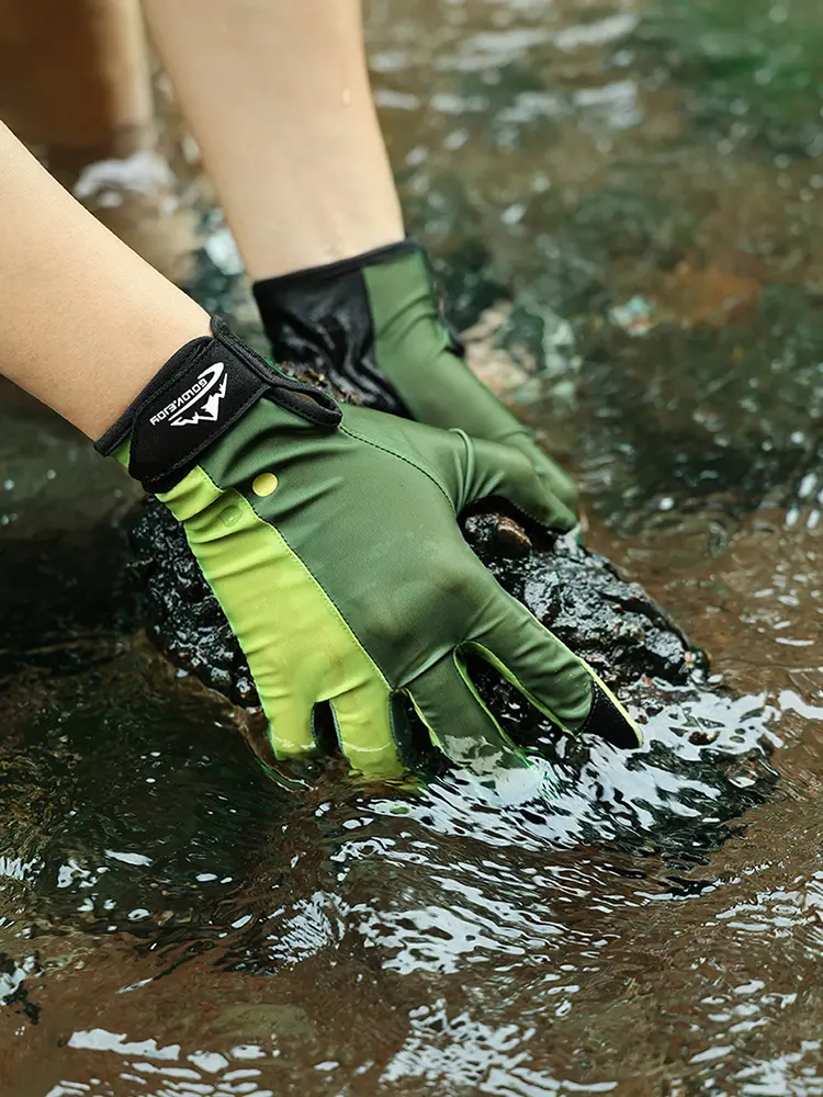 Scuba Snorkeling Gloves Portable Paddling Surfing Gloves Lightweight Elastic Anti-scratch Antiskid Water Sports Equipment