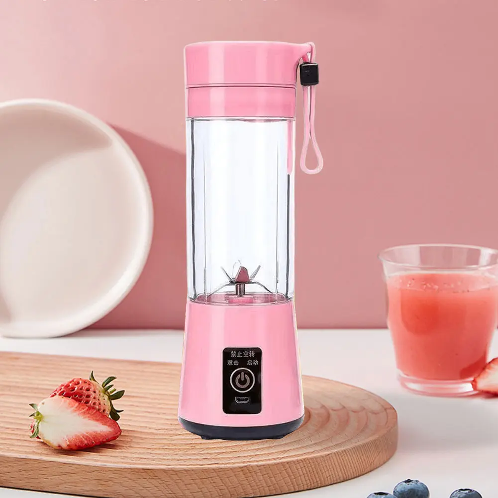 400ml Portable Juicer Cup Electric Glass Blender Mixer Smoothie Lemon Squeezer USB Rechargeable Automatic Fresh Fruit Juicer